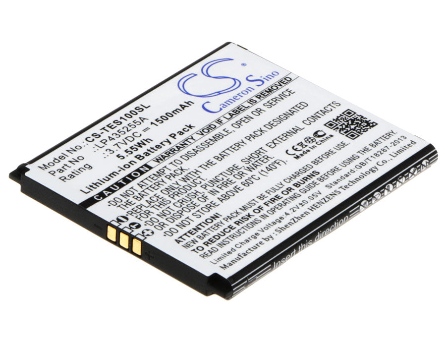 Replacement Battery for Telefunken Selfie TS1 – Mobile, SmartPhone – 1500mAh / 3.7V - image 1