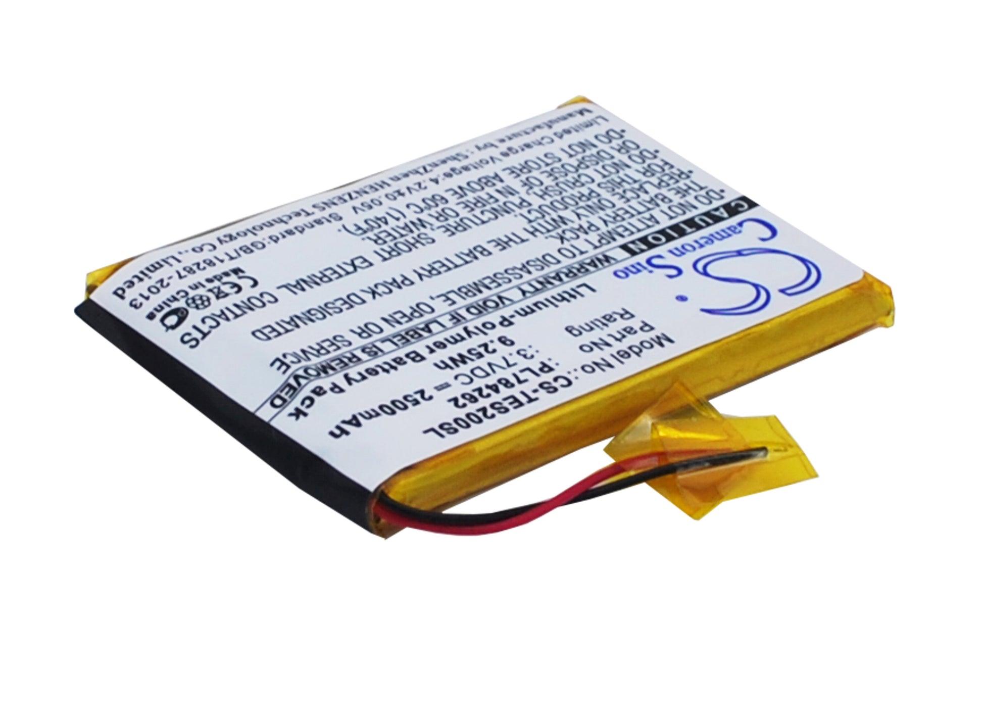 Replacement Battery for TEASI One 2 – GPS, Navigator – 2500mAh / 3.7V - image 3