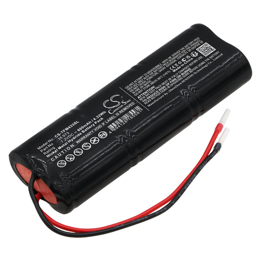 Replacement Battery for Telenot 35 973 – Alarm System – 600mAh / 7.2V