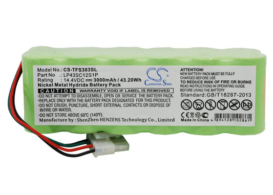 Replacement Battery for Tektronix TFS3031 – Equipment, Survey, Test – 3000mAh / 14.4V