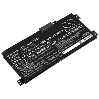 Replacement Battery for Thunderobot G7000M – Notebook, Laptop – 4500mAh / 11.55V - image 1