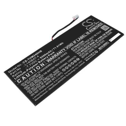 Replacement Battery for Schenker | System76 | Thunderobot | Wooking VIA 14 – Notebook, Laptop – 9300mAh / 7.7V