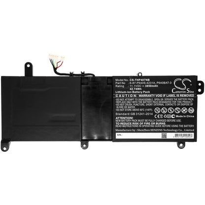 Replacement Battery for Clevo  P640HJ – Notebook, Laptop – 3850mAh / 42.74Wh / 11.1V