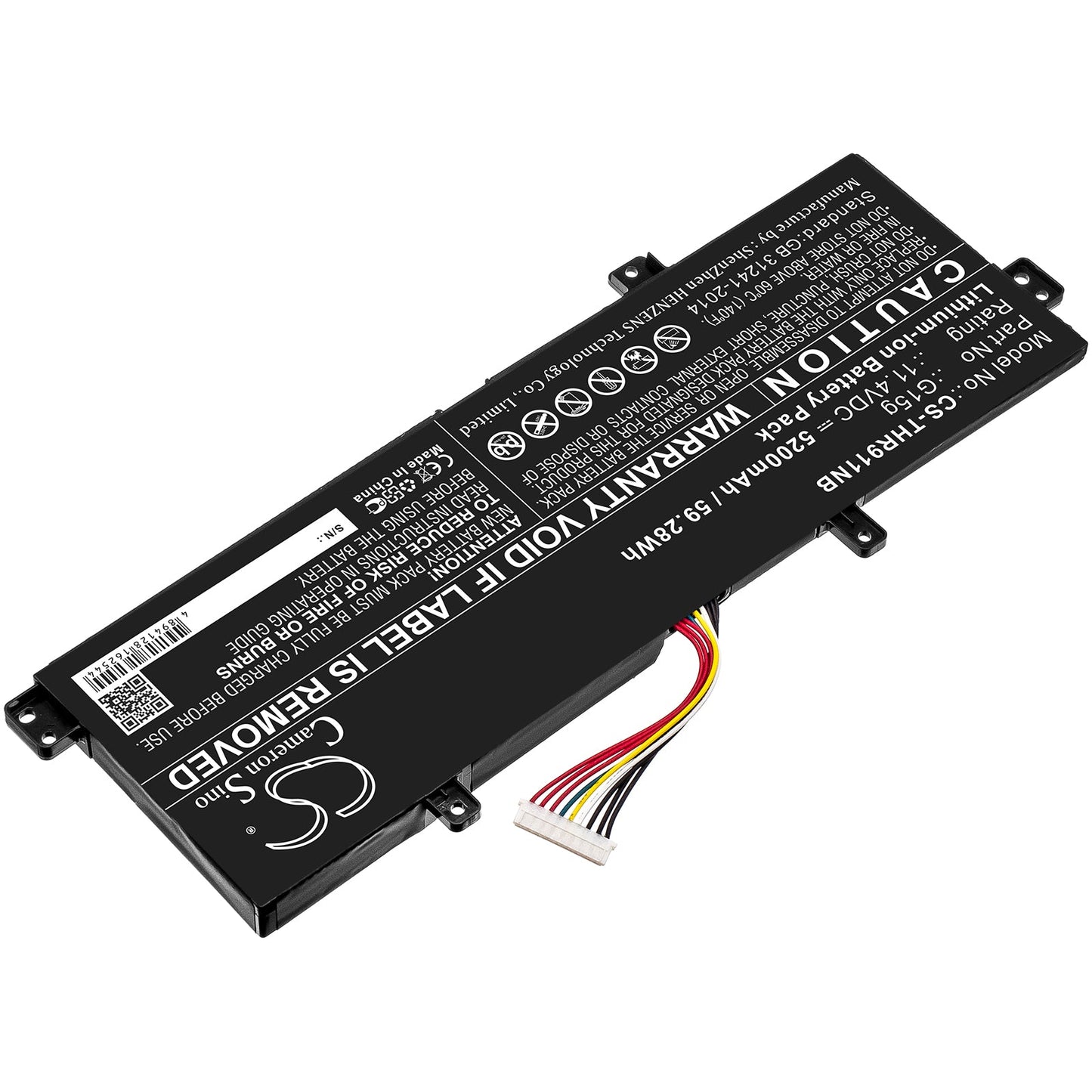 Replacement Battery for Machenike  F117-S – Notebook, Laptop – 5200mAh / 59.28Wh / 11.4V