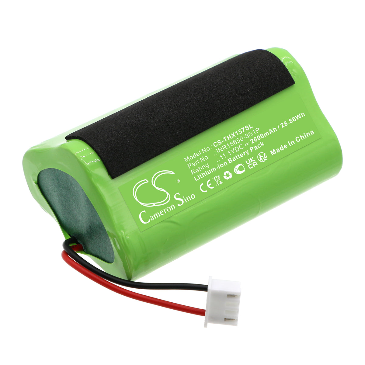Replacement Battery for Technaxx TX-157 – Air Compressor – 2600mAh / 11.1V