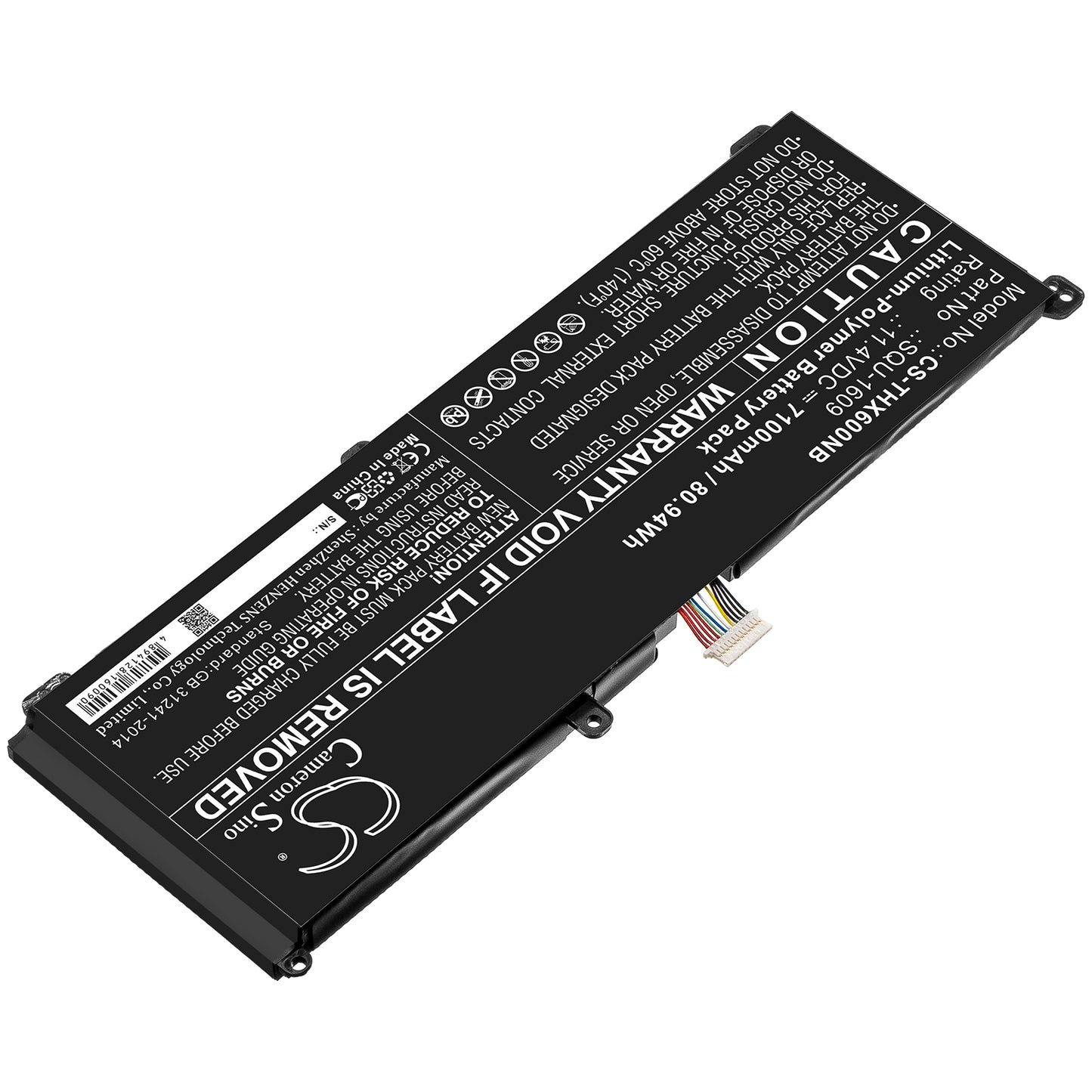 Replacement Battery for Thunderobot | Schenker Dino X7a – Notebook, Laptop – 7100mAh / 11.4V - image 2