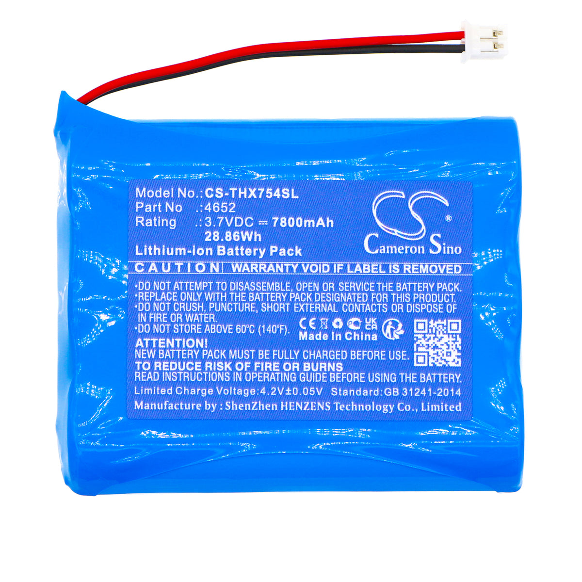 Replacement Battery for Technaxx TX-75 – Home Security Camera – 7800mAh / 3.7V
