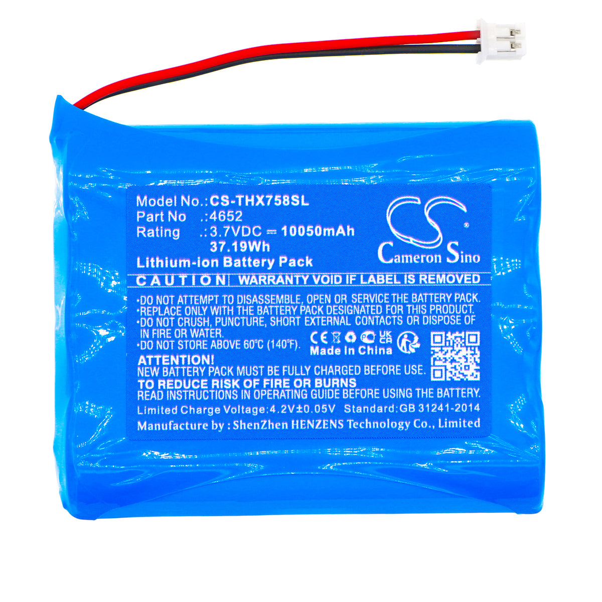 Replacement Battery for Technaxx TX-75 – Home Security Camera – 10050mAh / 3.7V