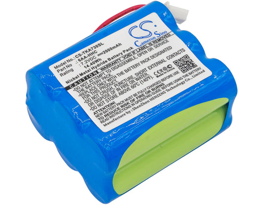 Replacement Battery for TDK Life on Record A73 – Speaker – 2000mAh / 7.2V