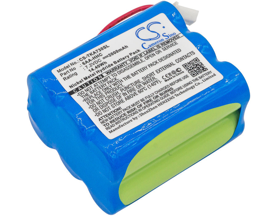 Replacement Battery for TDK  Life on Record A73 – Speaker – 2000mAh / 14.40Wh / 7.2V