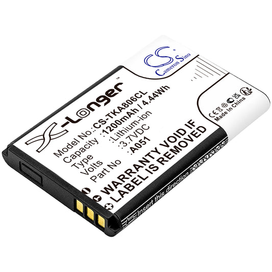 Replacement Battery for Poly | NEC | Toshiba | Vertical | Snom | T-Com | Telekom | EnGenius 2200-86810-001 – Cordless Phone – 1200mAh / 3.7V