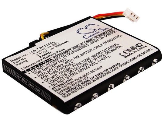 Replacement Battery for TomTom VIA 1535 – GPS, Navigator – 800mAh / 3.7V