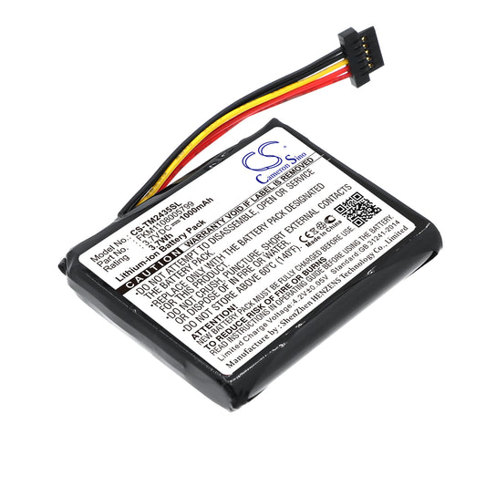 Replacement Battery for TomTom Go 2435 – GPS, Navigator – 1000mAh / 3.7V
