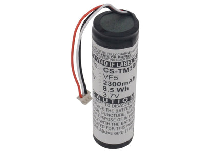 Replacement Battery for TomTom  Go 300 – GPS, Navigator – 2300mAh / 8.51Wh / 3.7V