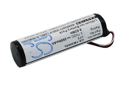 Replacement Battery for TomTom  Go 300 – GPS, Navigator – 2600mAh / 3.7V