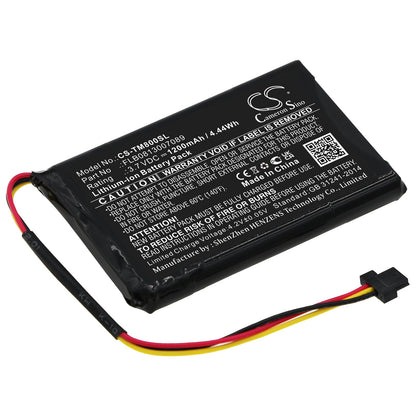 Replacement Battery for TomTom  4FC64 4FD6.001.00 – GPS, Navigator – 1200mAh / 4.44Wh / 3.7V