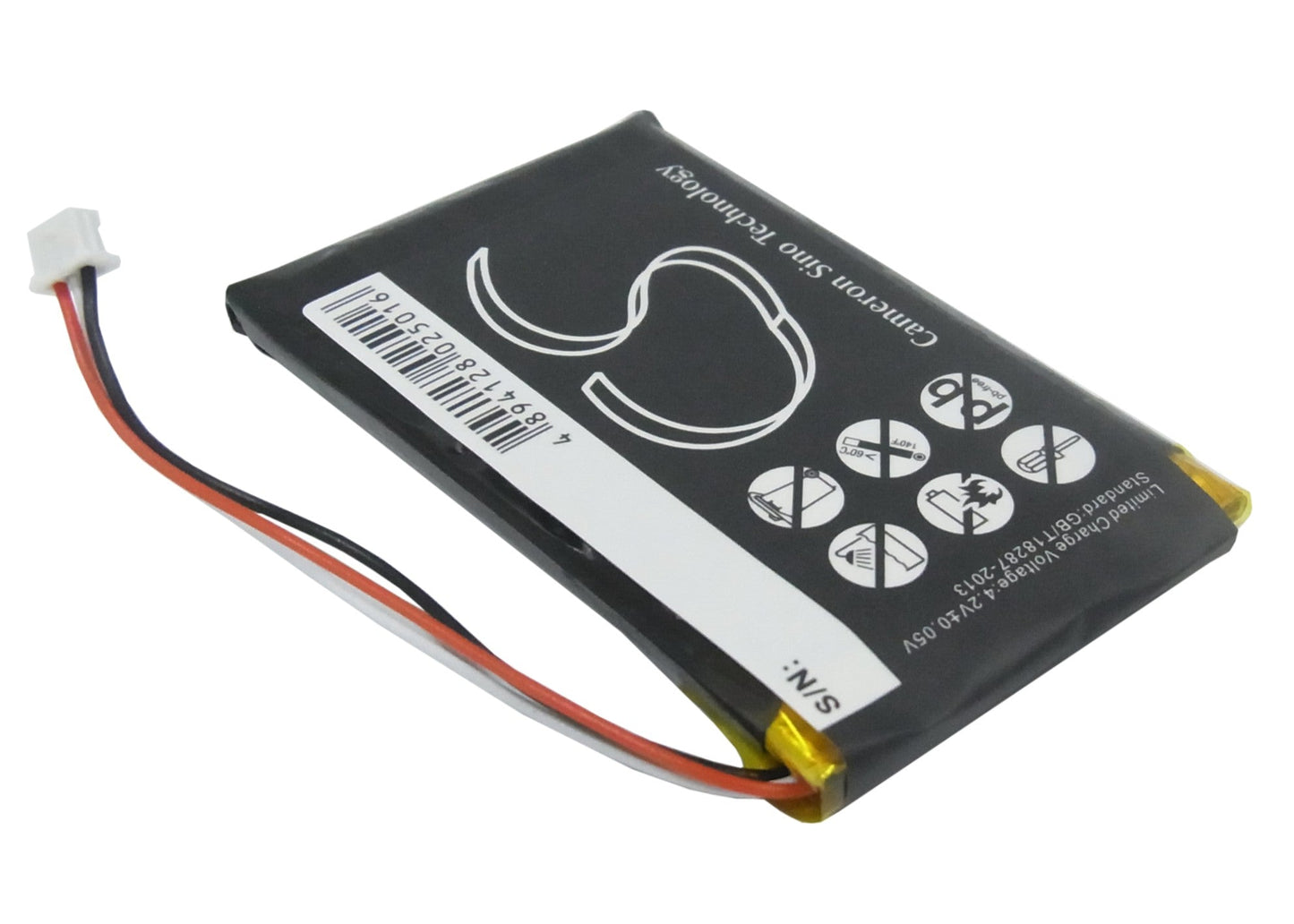 Replacement Battery for TomTom  340S LIVE XL – GPS, Navigator – 1300mAh / 4.81Wh / 3.7V