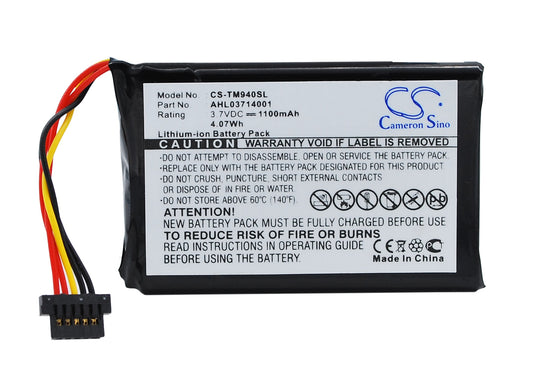 Replacement Battery for TomTom Go 940 – GPS, Navigator – 1100mAh / 3.7V