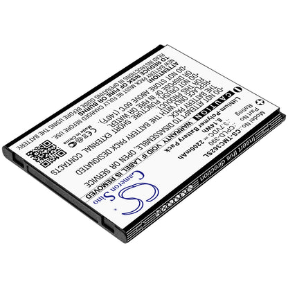 Replacement Battery for T-Mobile  Catalyst 3622A – Mobile, SmartPhone – 2200mAh / 8.14Wh / 3.7V