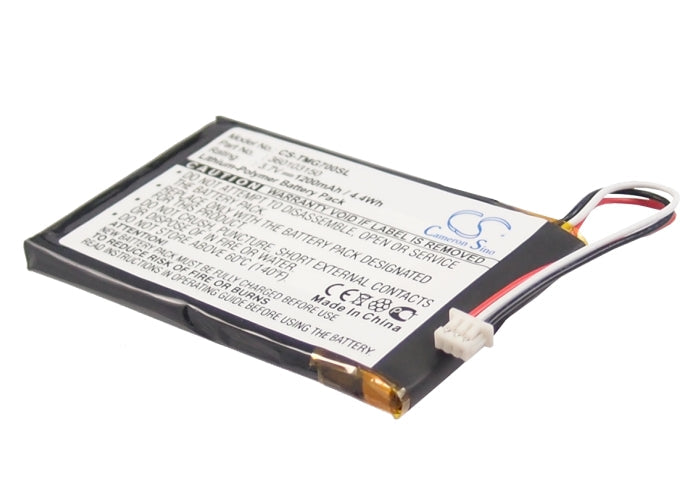 Replacement Battery for TomTom  Go 7000 – GPS, Navigator – 1200mAh / 3.7V