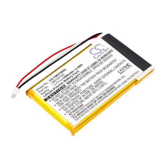 Replacement Battery for TomTom Go 7000 – GPS, Navigator – 1200mAh / 3.7V