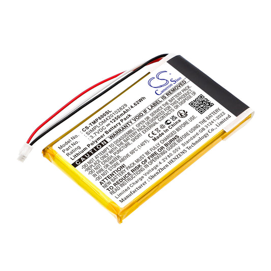 Replacement Battery for TomTom Pro 8000 – GPS, Navigator – 1250mAh / 3.7V