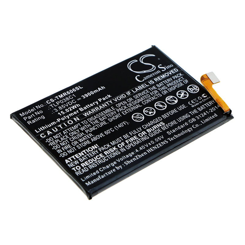 Replacement Battery for Alcatel | T-Mobile 7 – Mobile, SmartPhone – 3900mAh / 3.85V - image 1