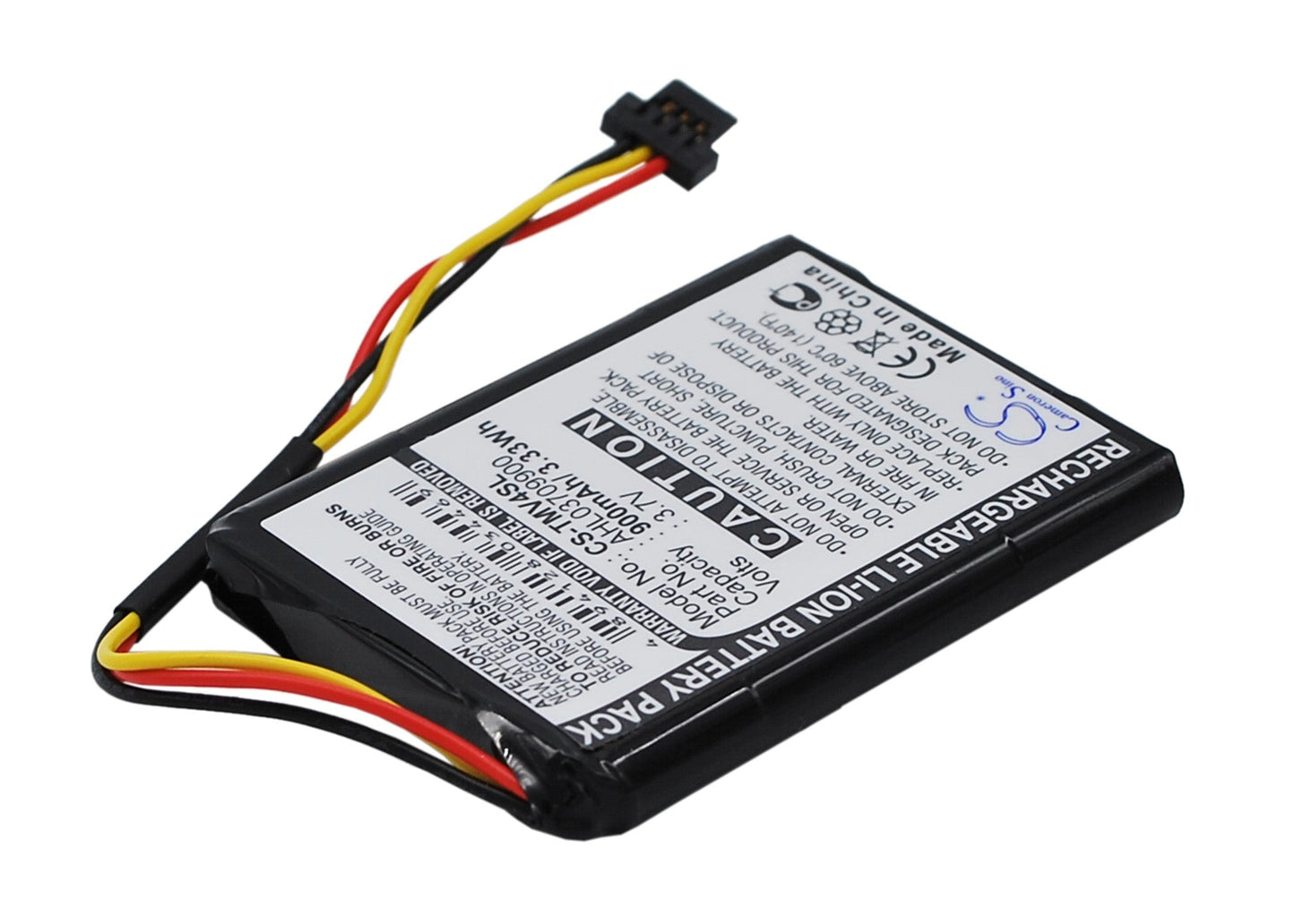 Replacement Battery for TomTom  4EE0.001.22 – GPS, Navigator – 900mAh / 3.7V