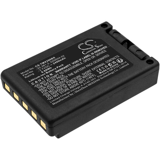 Replacement Battery for Teleradio Transmitter Tele Radio TG-TXMNL – Crane Remote Control – 2400mAh / 3.7V