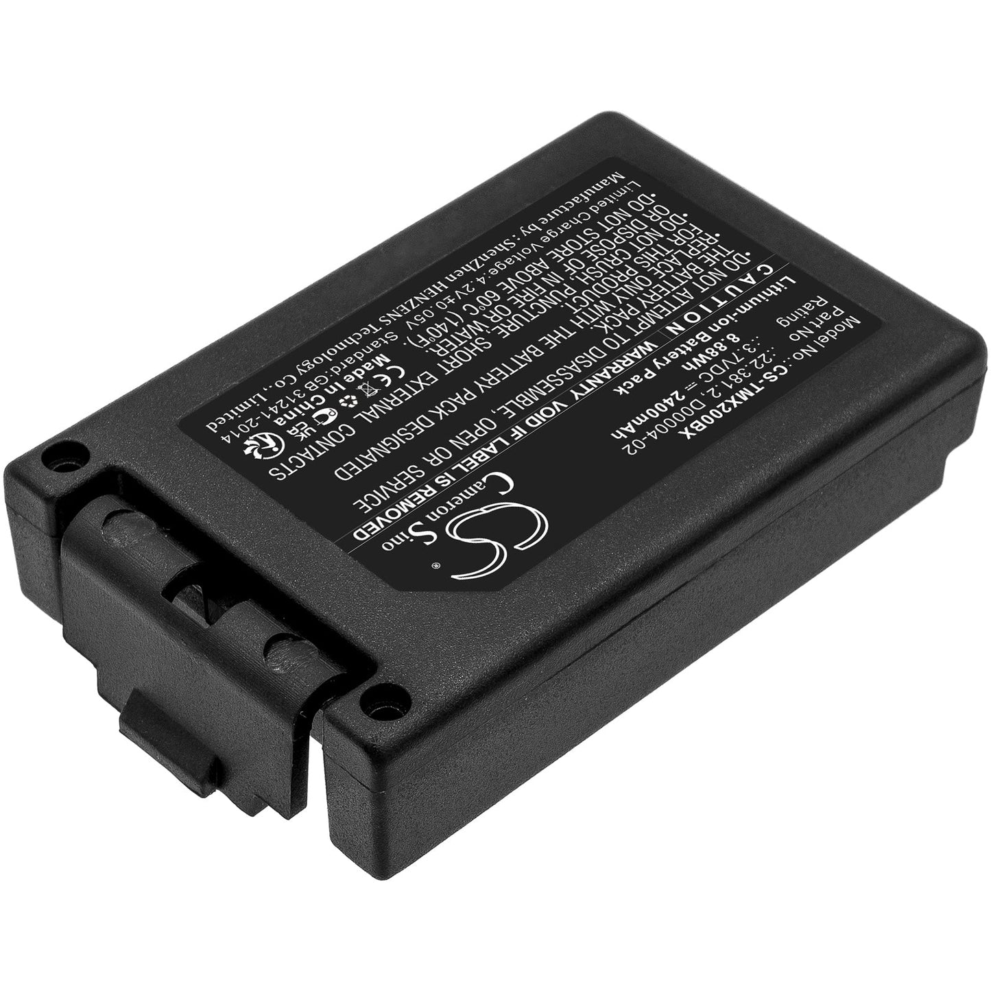 Replacement Battery for Teleradio  TG-TXMNL – Crane Remote Control – 2400mAh / 8.88Wh / 3.7V