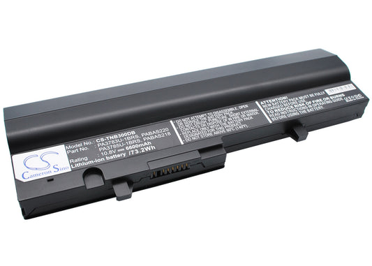 Replacement Battery for Toshiba Satellite NB300 – Notebook, Laptop – 6600mAh / 10.8V