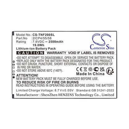 Replacement Battery for Feitian F20 – Payment Terminal – 2500mAh / 7.6V