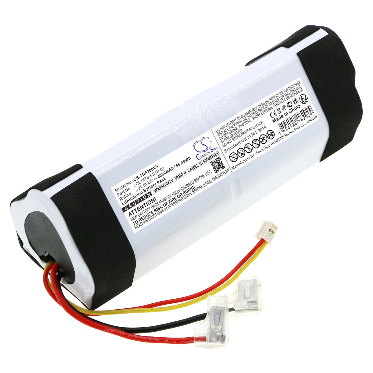 Replacement Battery for Tineco Floor 2.0Slim – Vacuum – 4000mAh / 21.6V