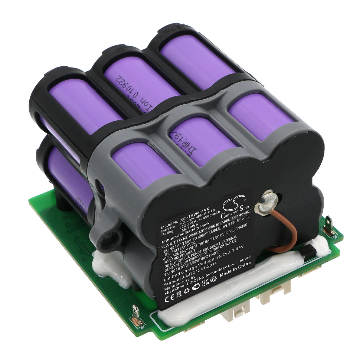 Replacement Battery for Tineco iFloor 2.0 Slim – Vacuum – 2500mAh / 22.2V