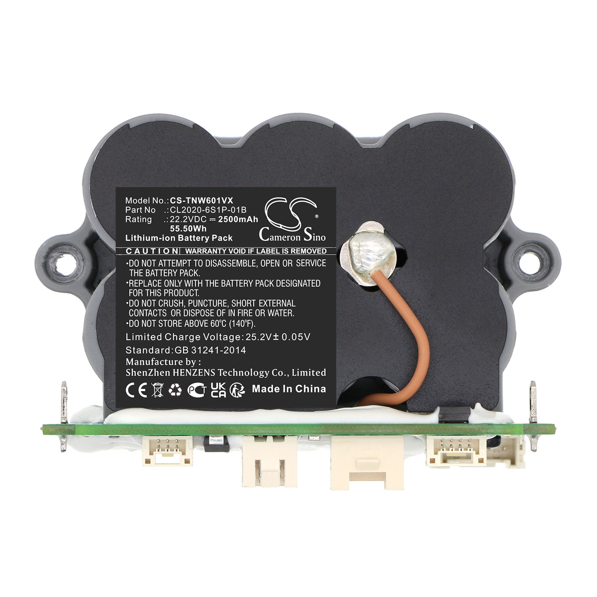 Replacement Battery for Tineco iFloor 2.0 Slim – Vacuum – 2500mAh / 22.2V