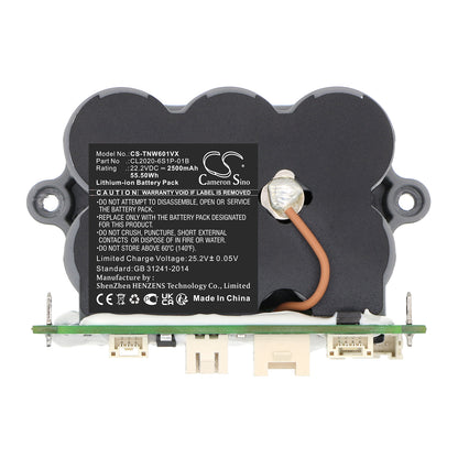 Replacement Battery for Tineco iFloor 2.0 Slim – Vacuum – 2500mAh / 22.2V
