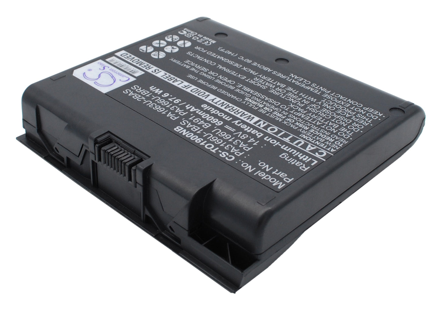 Replacement Battery for Toshiba Satellite 1900 – Notebook, Laptop – 6600mAh / 14.8V - image 2