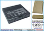 Replacement Battery for Toshiba Satellite 1955-S807 – Notebook, Laptop – 6600mAh / 14.8V - image 1