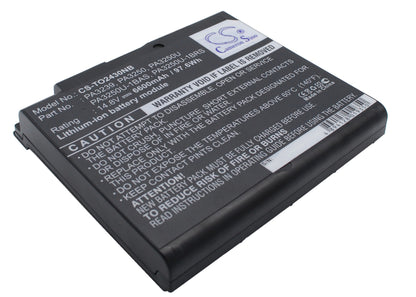 Replacement Battery for Toshiba Satellite 2430 – Notebook, Laptop – 6600mAh / 14.8V - image 2