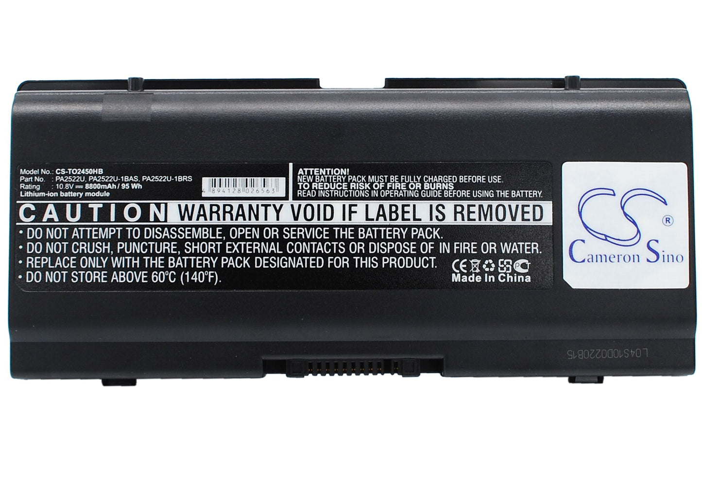 Replacement Battery for Toshiba Satellite A25-S2791 – Notebook, Laptop – 8800mAh / 10.8V - image 5