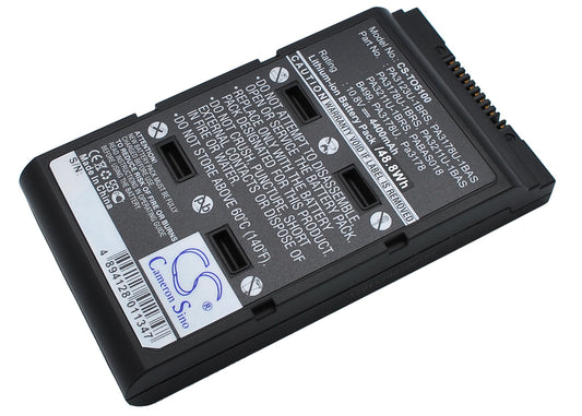 Replacement Battery for Toshiba Satellite 5105-S501 – Notebook, Laptop – 4400mAh / 10.8V