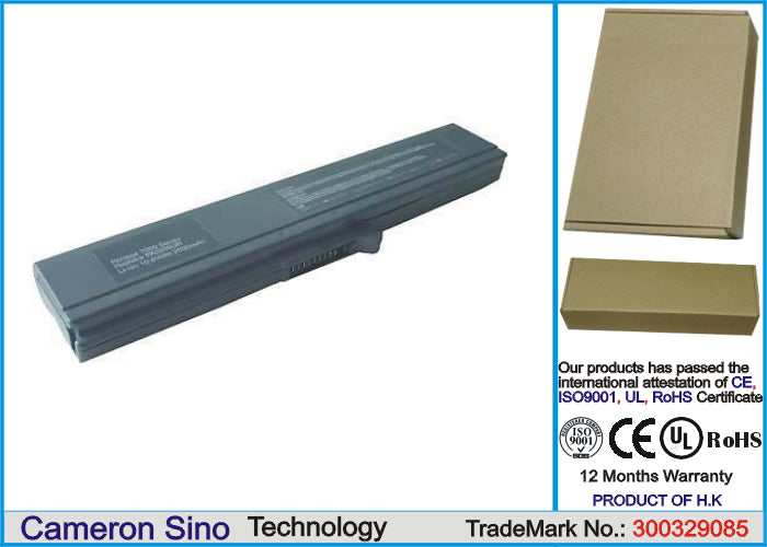 Replacement Battery for Toshiba Portege 7140CT – Notebook, Laptop – 3000mAh / 10.8V - image 1