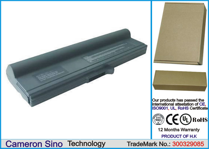 Replacement Battery for Toshiba Portege 7140CT – Notebook, Laptop – 6000mAh / 10.8V - image 1