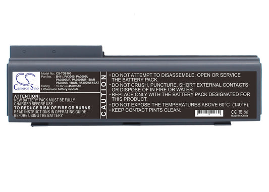 Replacement Battery for Toshiba Tecra 8100 – Notebook, Laptop – 4400mAh / 10.8V - image 1