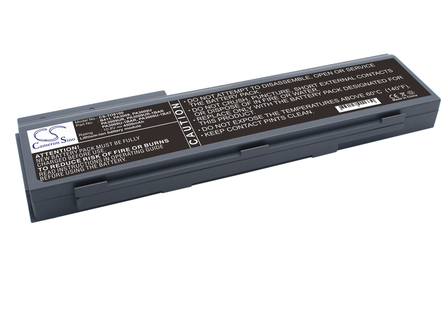 Replacement Battery for Toshiba Tecra 8100 – Notebook, Laptop – 4400mAh / 10.8V - image 2