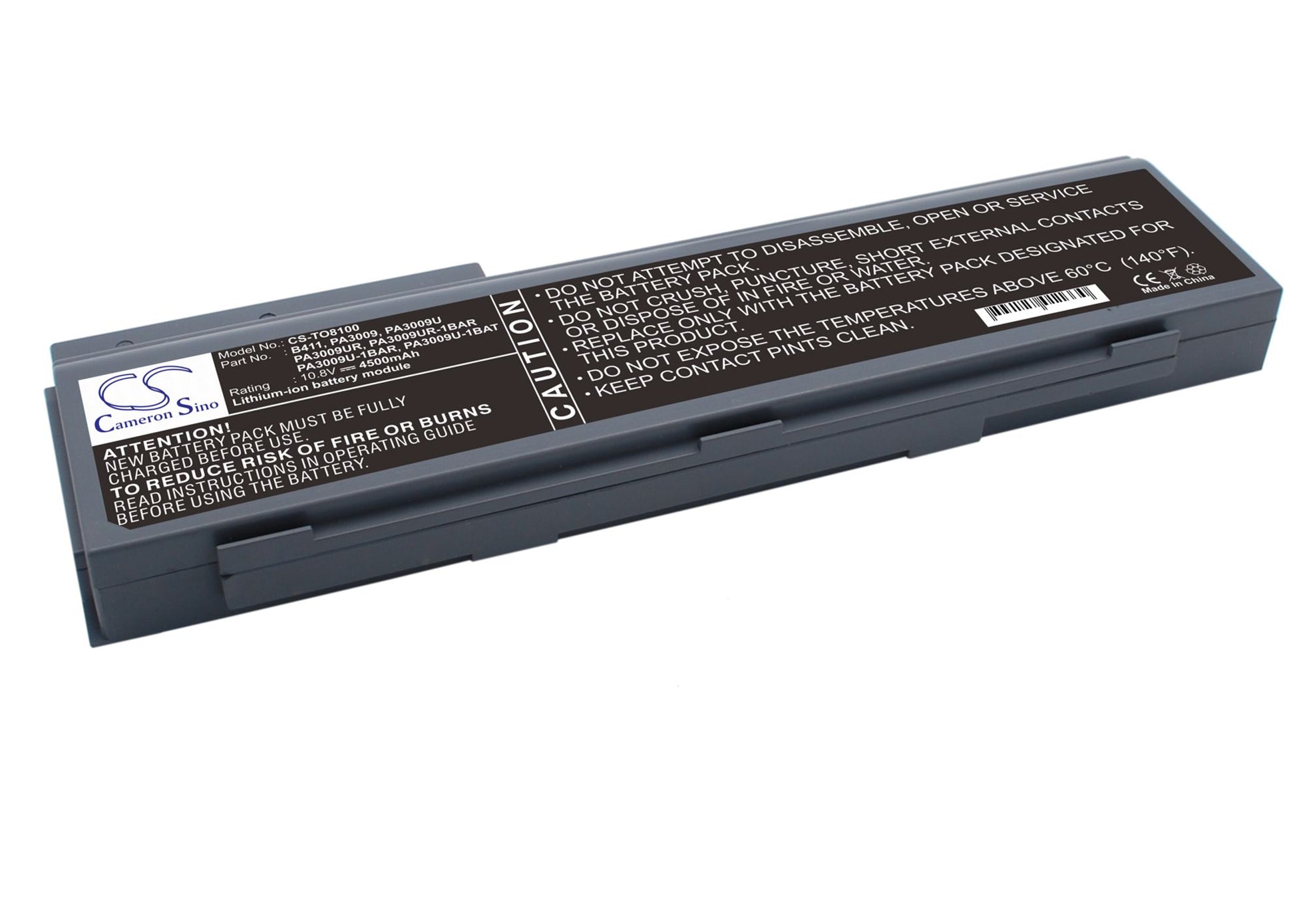 Replacement Battery for Toshiba Tecra 8100 – Notebook, Laptop – 4400mAh / 10.8V - image 2