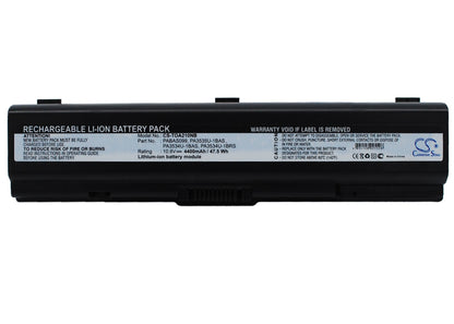 Replacement Battery for Toshiba Satellite A215-S7433 – Notebook, Laptop – 4400mAh / 10.8V - image 5