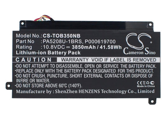 Replacement Battery for Toshiba Chromebook CB35 – Notebook, Laptop – 3850mAh / 10.8V