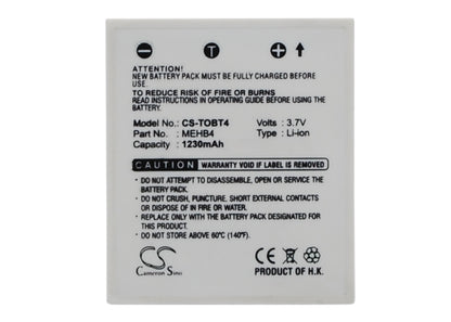 Replacement Battery for Toshiba gigashot V10 – Camera – 1230mAh / 3.7V - image 1