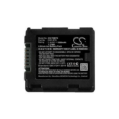 Replacement Battery for Toshiba Gigashot GSC-K80H – Camera – 1050mAh / 7.4V